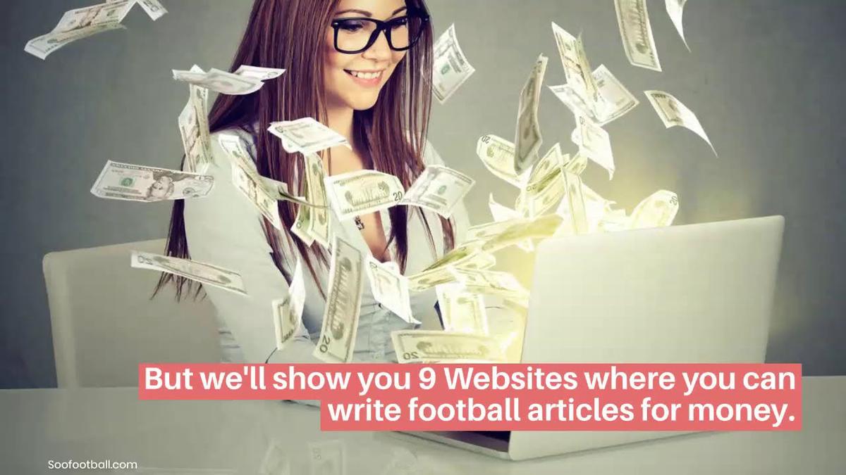 'Video thumbnail for Write Football Articles for Money This Year'